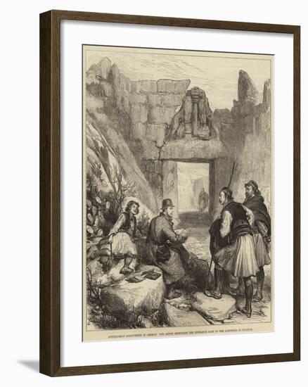 Antiquarian Discoveries in Greece-null-Framed Giclee Print