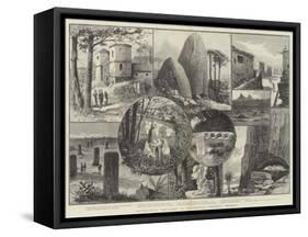 Antiquarian Sketches in Guatemala, Central America-Paul Frenzeny-Framed Stretched Canvas