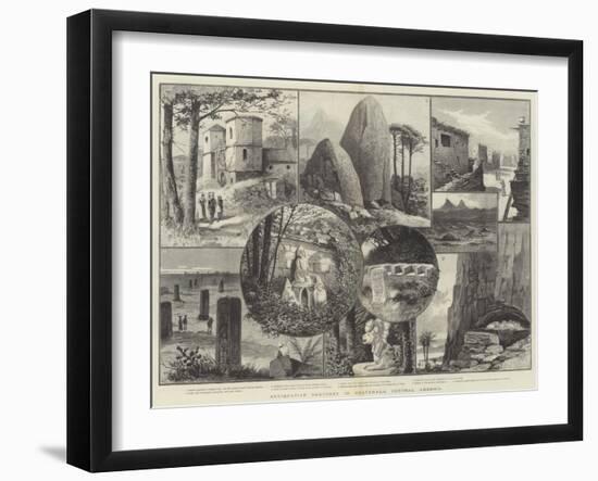 Antiquarian Sketches in Guatemala, Central America-Paul Frenzeny-Framed Giclee Print