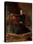 Antiquated Music (Portrait of Sarah Sagehorn Frishmuth) 1900 (Oil on Canvas)-Thomas Cowperthwait Eakins-Stretched Canvas