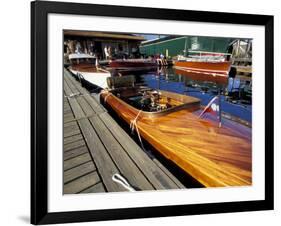 Antique and Classic Boat Show, Center for Wooden Boats, Lake Union, Seattle, Washington, USA-William Sutton-Framed Photographic Print