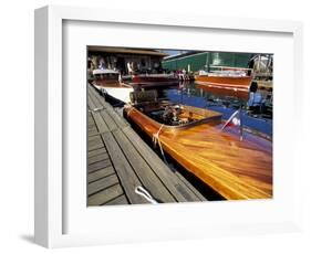 Antique and Classic Boat Show, Center for Wooden Boats, Lake Union, Seattle, Washington, USA-William Sutton-Framed Photographic Print