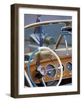 Antique and Classic Boat Society Show on Lake Washington, Seattle, Washington, USA-William Sutton-Framed Photographic Print