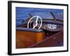 Antique and Classic Boat Society Show on Lake Washington, Seattle, Washington, USA-William Sutton-Framed Photographic Print