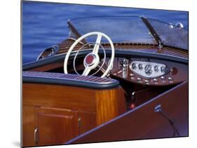 Antique and Classic Boat Society Show on Lake Washington, Seattle, Washington, USA-William Sutton-Mounted Photographic Print