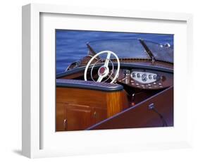 Antique and Classic Boat Society Show on Lake Washington, Seattle, Washington, USA-William Sutton-Framed Photographic Print