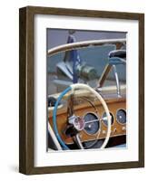 Antique and Classic Boat Society Show on Lake Washington, Seattle, Washington, USA-William Sutton-Framed Photographic Print