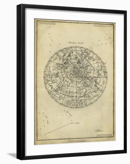 Antique Astronomy Chart I-Daniel Diderot-Framed Art Print