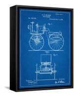 Antique Automobile Patent 1895-null-Framed Stretched Canvas