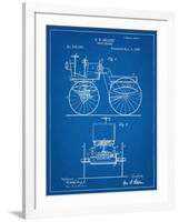 Antique Automobile Patent 1895-null-Framed Art Print