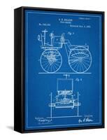 Antique Automobile Patent 1895-null-Framed Stretched Canvas