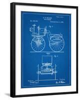 Antique Automobile Patent 1895-null-Framed Art Print