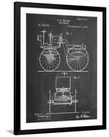 Antique Automobile Patent 1895-null-Framed Art Print