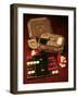 Antique Backgammon Set and Boards-null-Framed Giclee Print