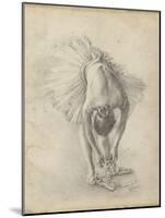 Antique Ballerina Study I-Ethan Harper-Mounted Art Print