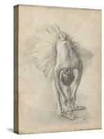 Antique Ballerina Study I-Ethan Harper-Stretched Canvas