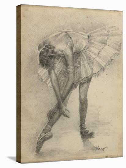 Antique Ballerina Study II-Ethan Harper-Stretched Canvas