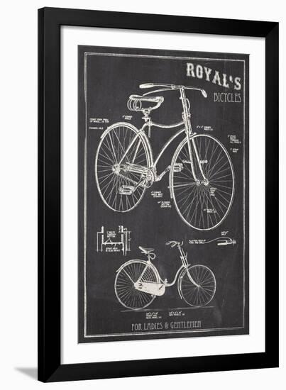 Antique Bicycles II-The Vintage Collection-Framed Giclee Print