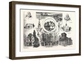 Antique Boston, 1880, USA-Charles Graham-Framed Giclee Print