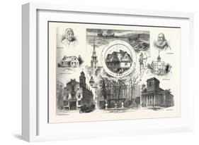 Antique Boston, 1880, USA-Charles Graham-Framed Giclee Print