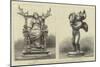 Antique Bronze Statuettes Recently Discovered at Pompeii-null-Mounted Giclee Print