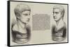 Antique Busts from Pompeii-null-Framed Stretched Canvas