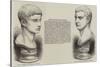 Antique Busts from Pompeii-null-Stretched Canvas