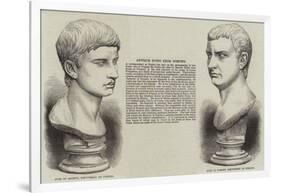 Antique Busts from Pompeii-null-Framed Giclee Print