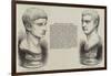 Antique Busts from Pompeii-null-Framed Giclee Print