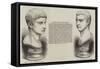 Antique Busts from Pompeii-null-Framed Stretched Canvas