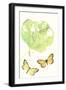 Antique Butterflies and Leaves II-Vision Studio-Framed Art Print