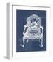 Antique Chair Blueprint V-Vision Studio-Framed Art Print