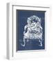 Antique Chair Blueprint V-Vision Studio-Framed Art Print