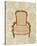 Antique Chair I-Irena Orlov-Stretched Canvas