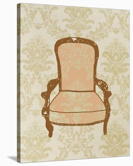 Antique Chair I-Irena Orlov-Stretched Canvas