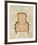 Antique Chair I-Irena Orlov-Framed Art Print