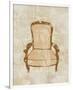 Antique Chair II-Irena Orlov-Framed Premium Giclee Print