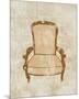 Antique Chair II-Irena Orlov-Mounted Premium Giclee Print