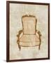 Antique Chair II-Irena Orlov-Framed Premium Giclee Print