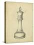 Antique Chess I-Ethan Harper-Stretched Canvas