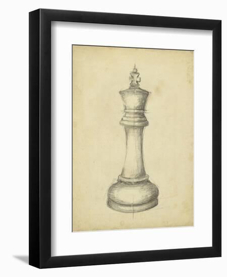 Antique Chess I-Ethan Harper-Framed Art Print