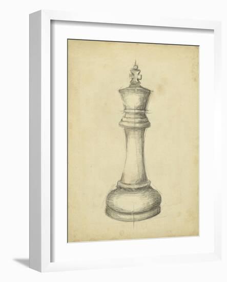 Antique Chess I-Ethan Harper-Framed Art Print