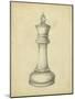 Antique Chess I-Ethan Harper-Mounted Art Print
