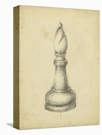 Antique Chess II-Ethan Harper-Stretched Canvas