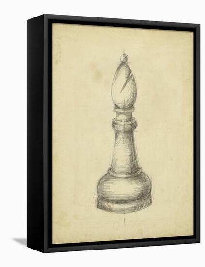 Antique Chess II-Ethan Harper-Framed Stretched Canvas