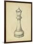 Antique Chess III-Ethan Harper-Framed Art Print