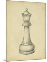 Antique Chess III-Ethan Harper-Mounted Art Print