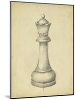 Antique Chess III-Ethan Harper-Mounted Art Print