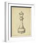 Antique Chess III-Ethan Harper-Framed Art Print