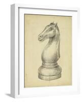 Antique Chess IV-Ethan Harper-Framed Art Print